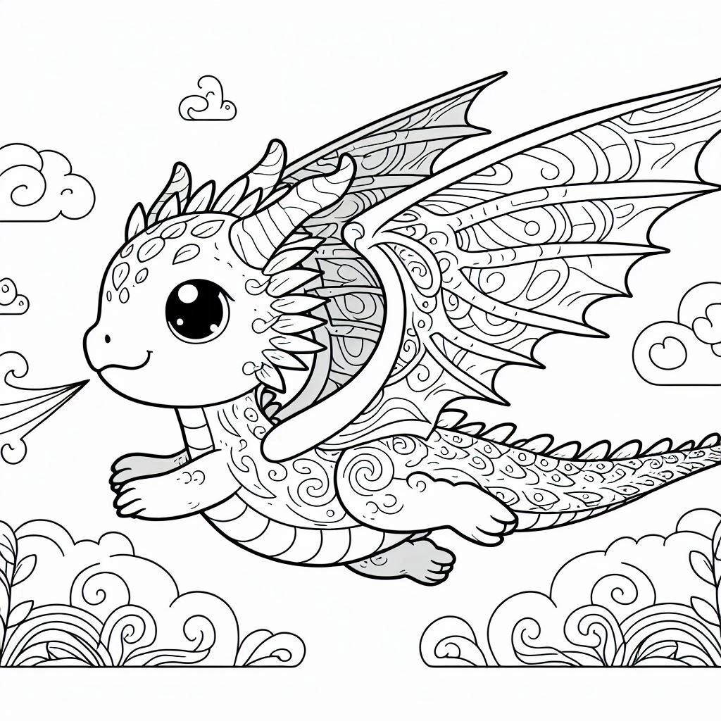 Dibujos para colorear e imprimir Dragones