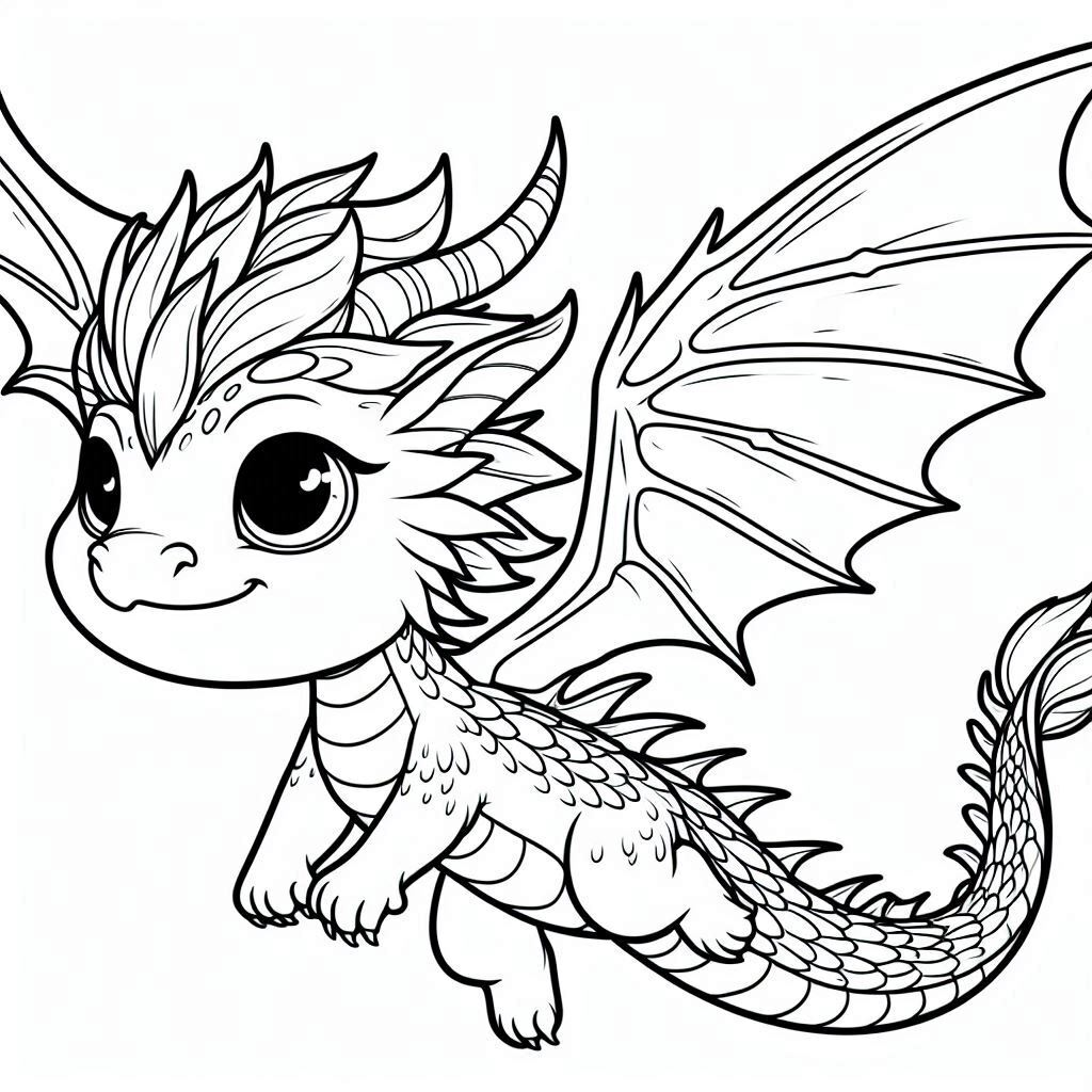 Dibujos para colorear e imprimir Dragones