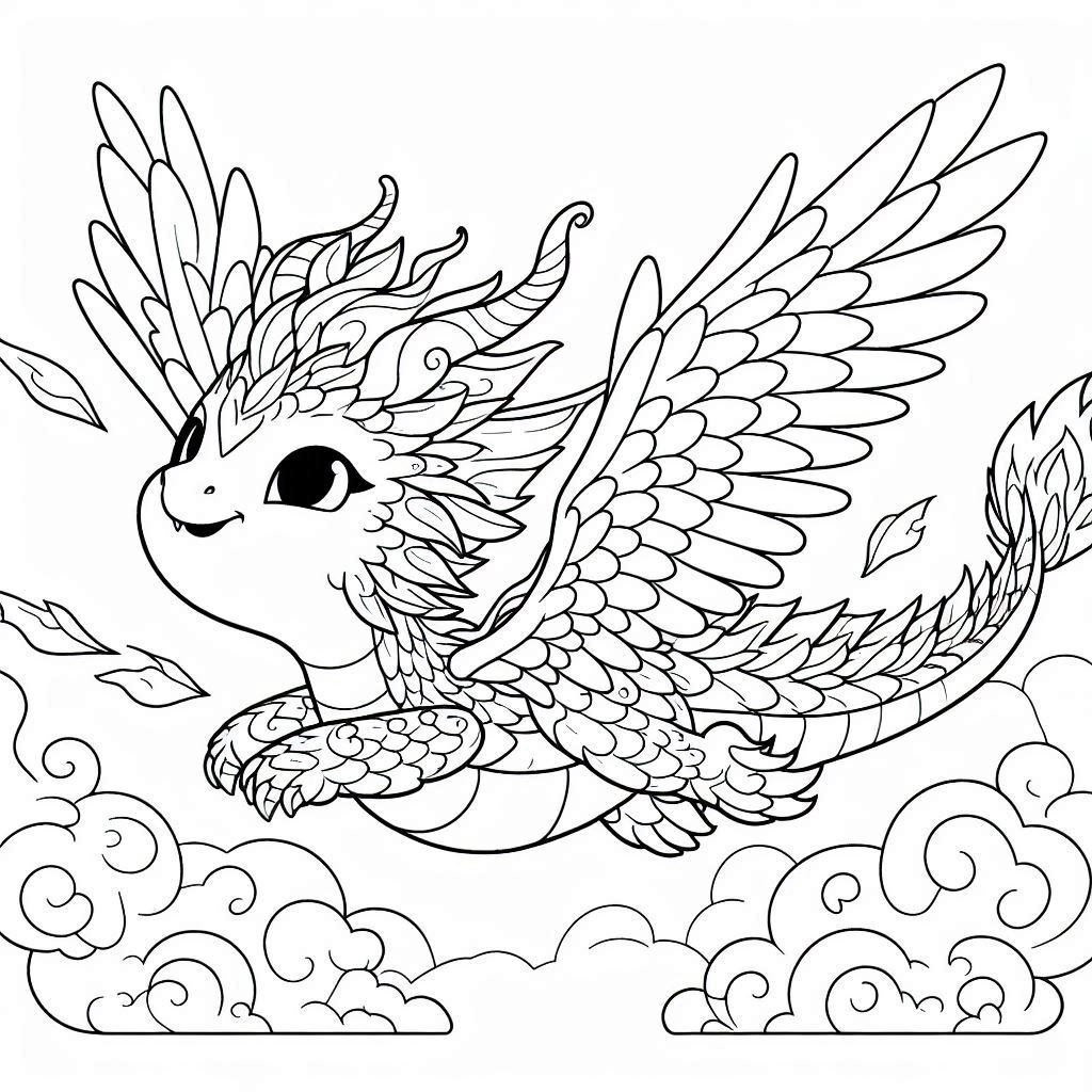 Dibujos para colorear e imprimir Dragones