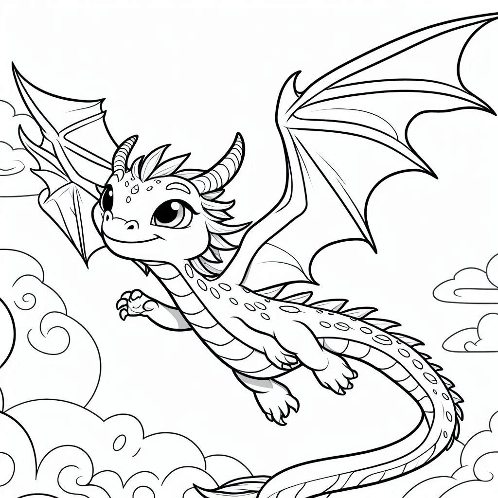 Dibujos para colorear e imprimir Dragones