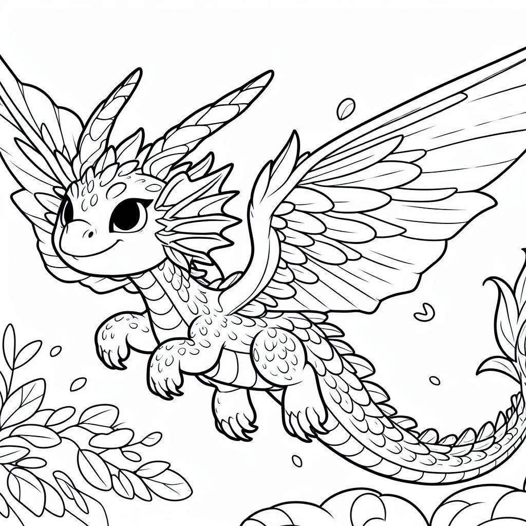 Dibujos para colorear e imprimir Dragones