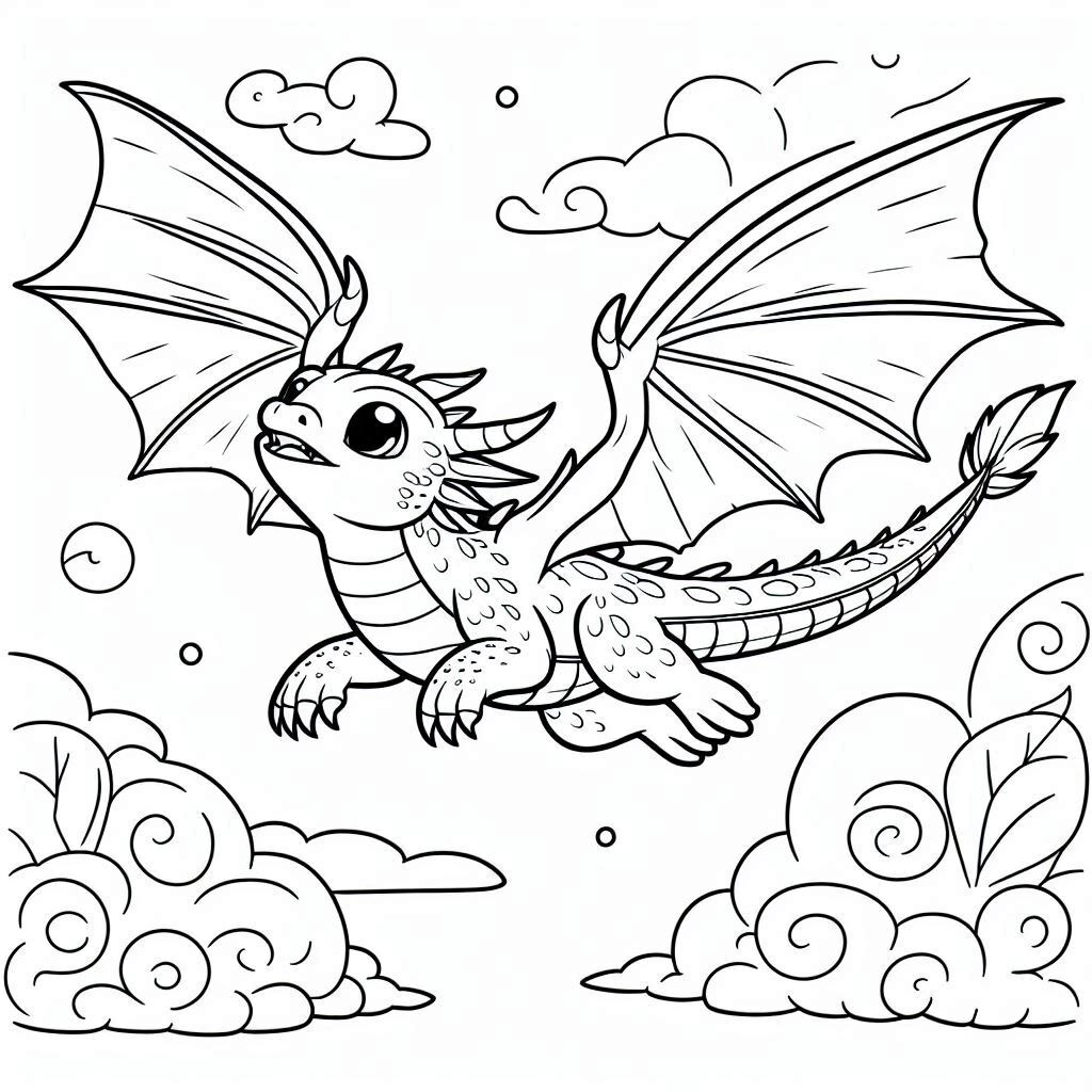 Dibujos para colorear e imprimir Dragones