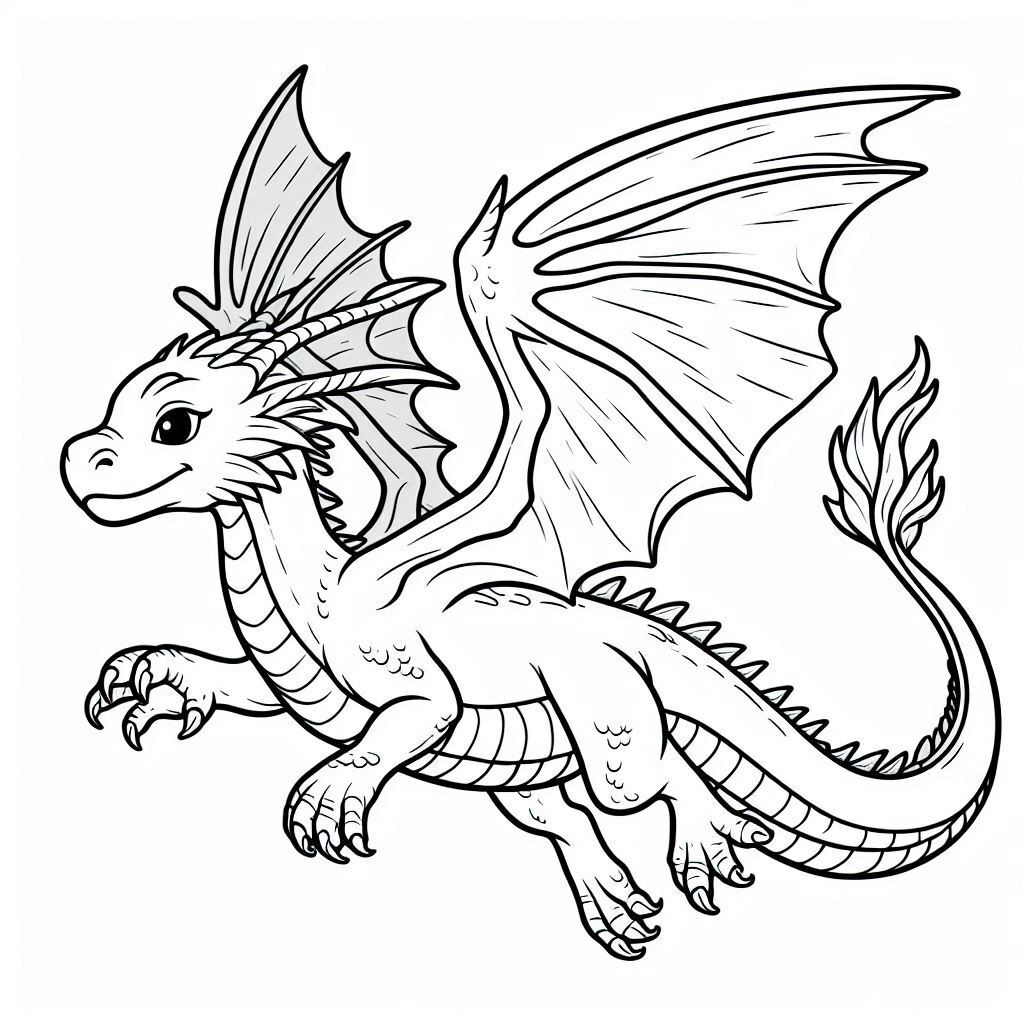Dibujos para colorear e imprimir Dragones