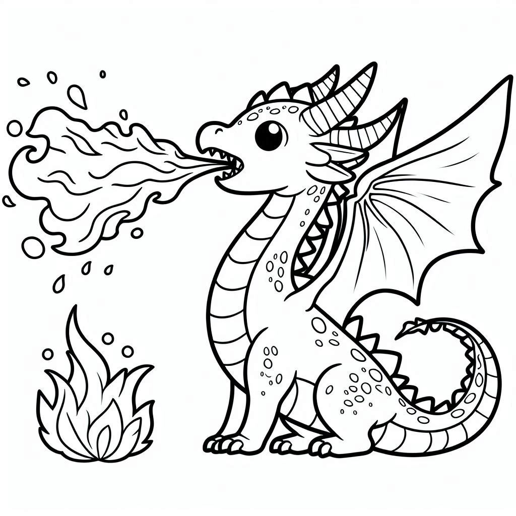 Dibujos para colorear e imprimir Dragones