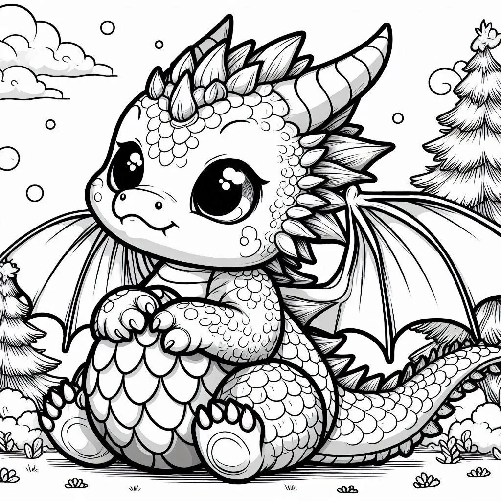 Dibujos para colorear e imprimir Dragones