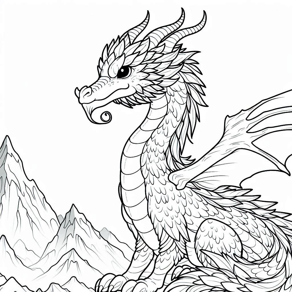 Dibujos para colorear e imprimir Dragones
