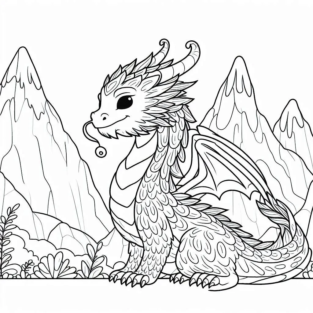 Dibujos para colorear e imprimir Dragones