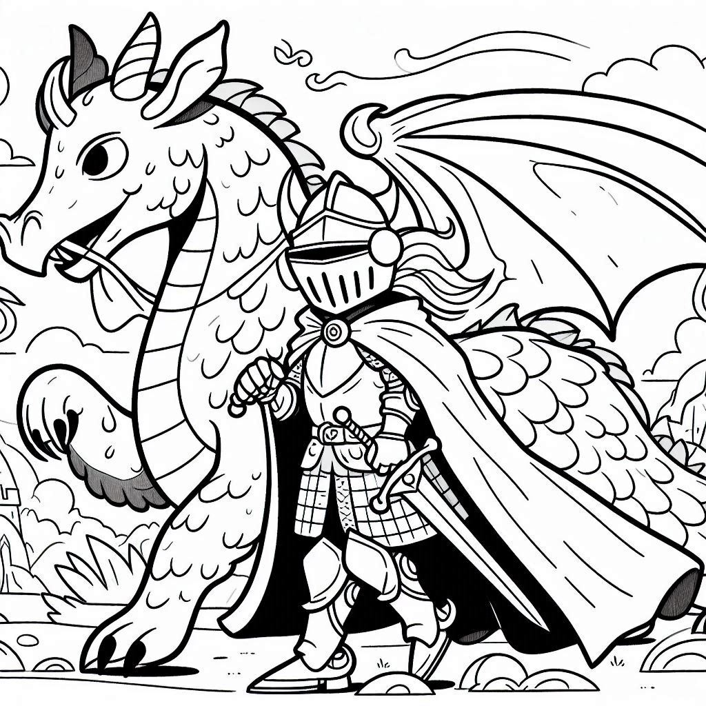 Dibujos para colorear e imprimir Dragones