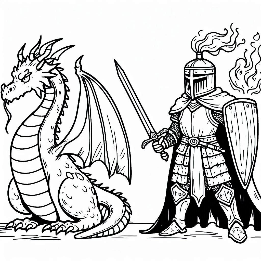 Dibujos para colorear e imprimir Dragones