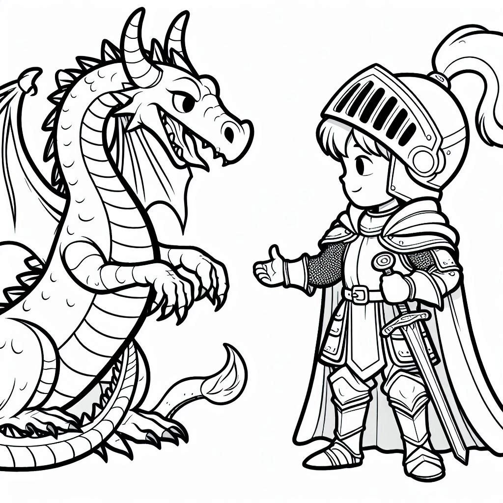 Dibujos para colorear e imprimir Dragones