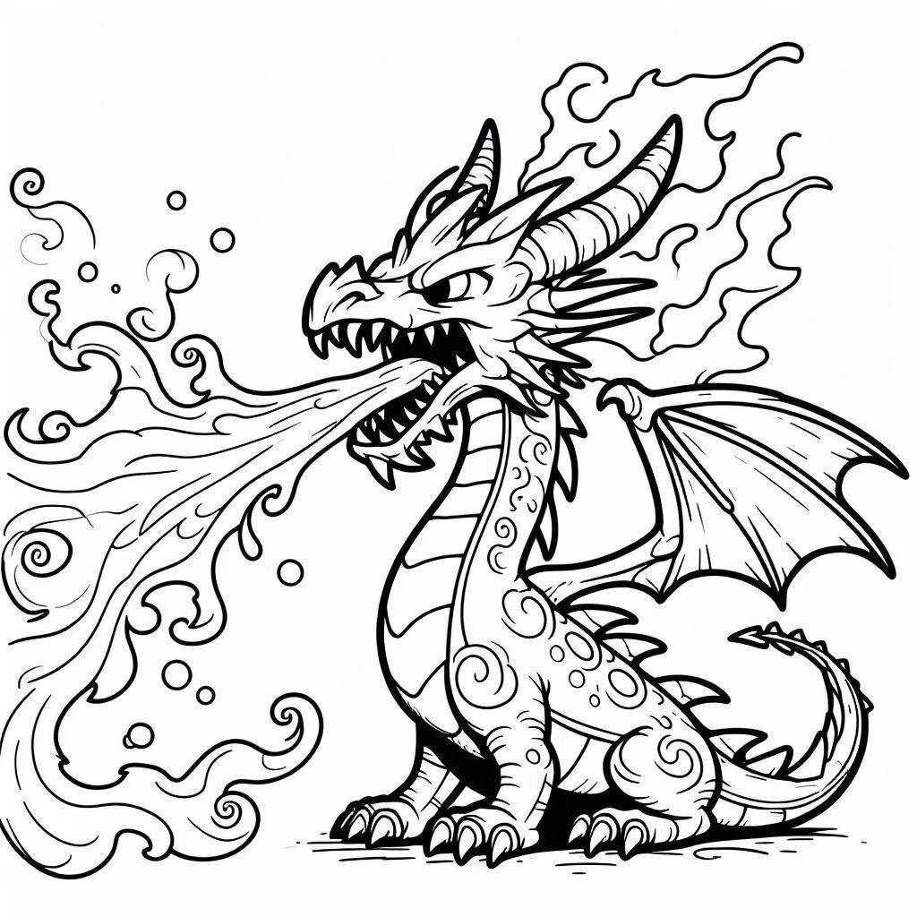 Dibujos para colorear e imprimir Dragones