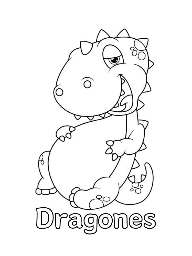Dibujos para colorear e imprimir Dragones