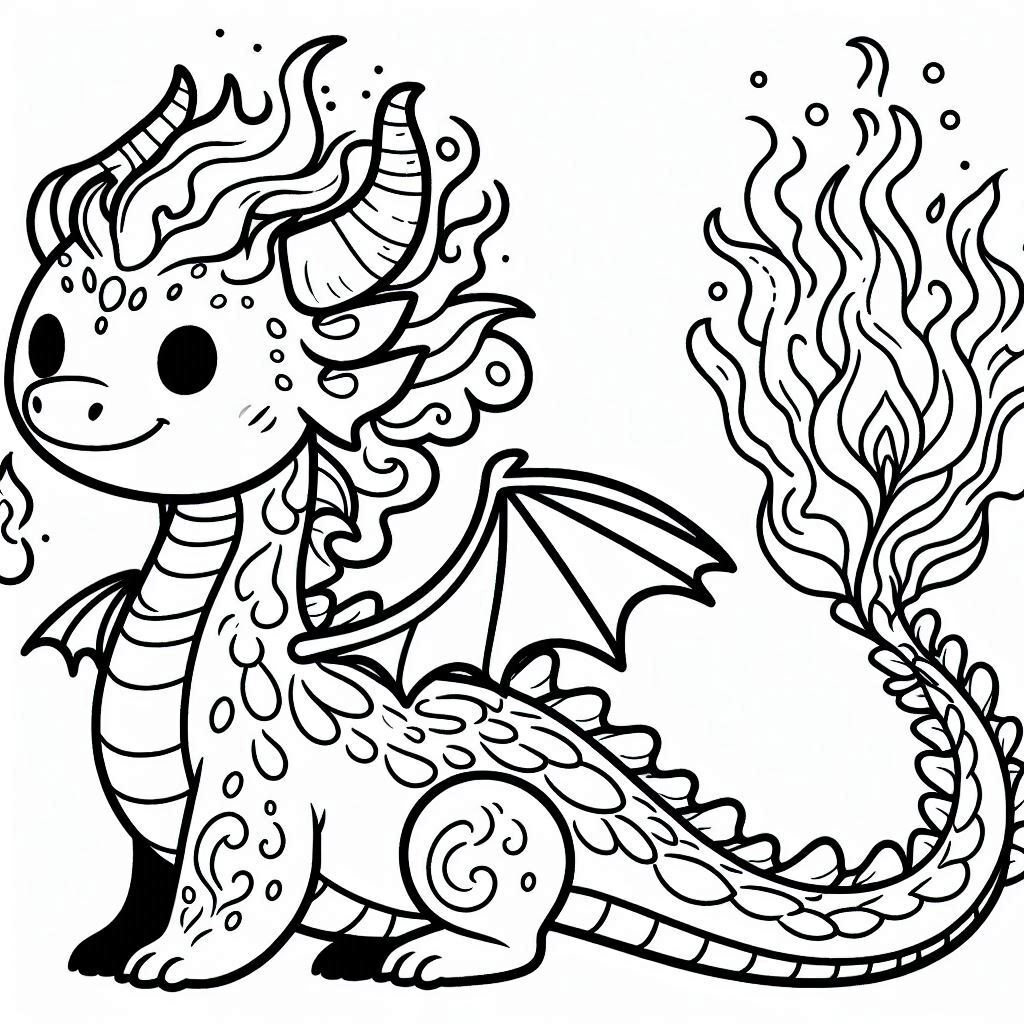 Dibujos para colorear e imprimir Dragones