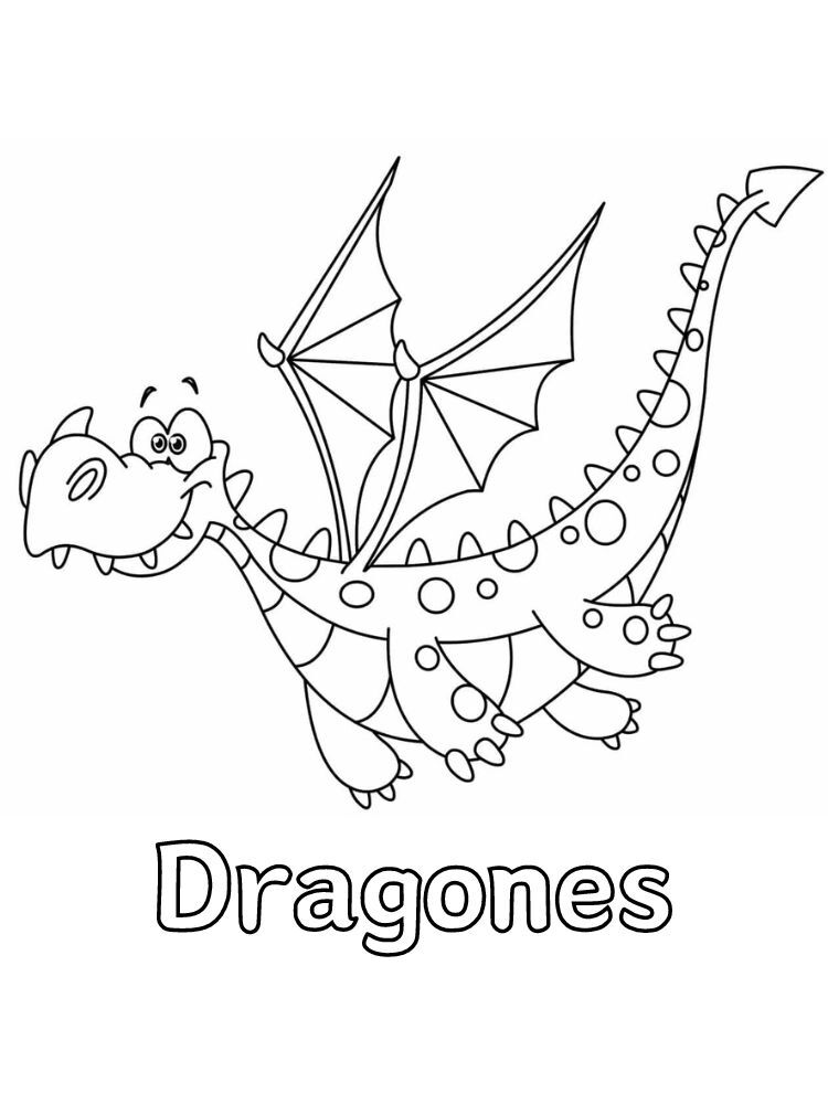 Dibujos para colorear e imprimir Dragones