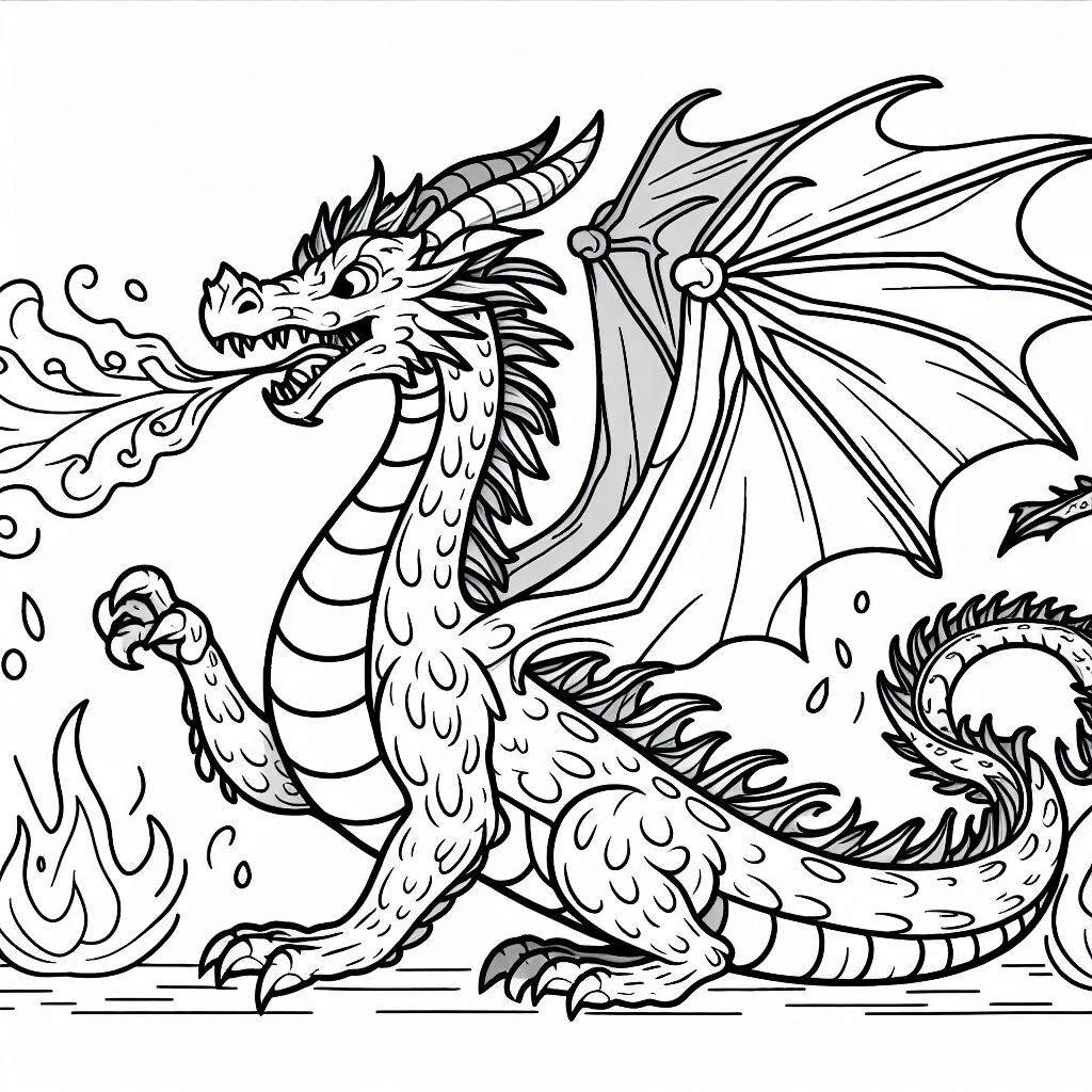 Dibujos para colorear e imprimir Dragones