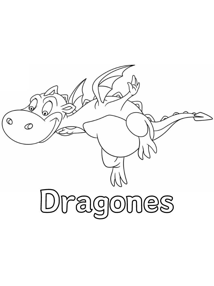 Dibujos para colorear e imprimir Dragones
