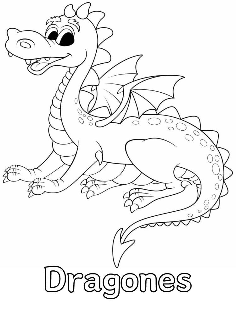 Dibujos para colorear e imprimir Dragones