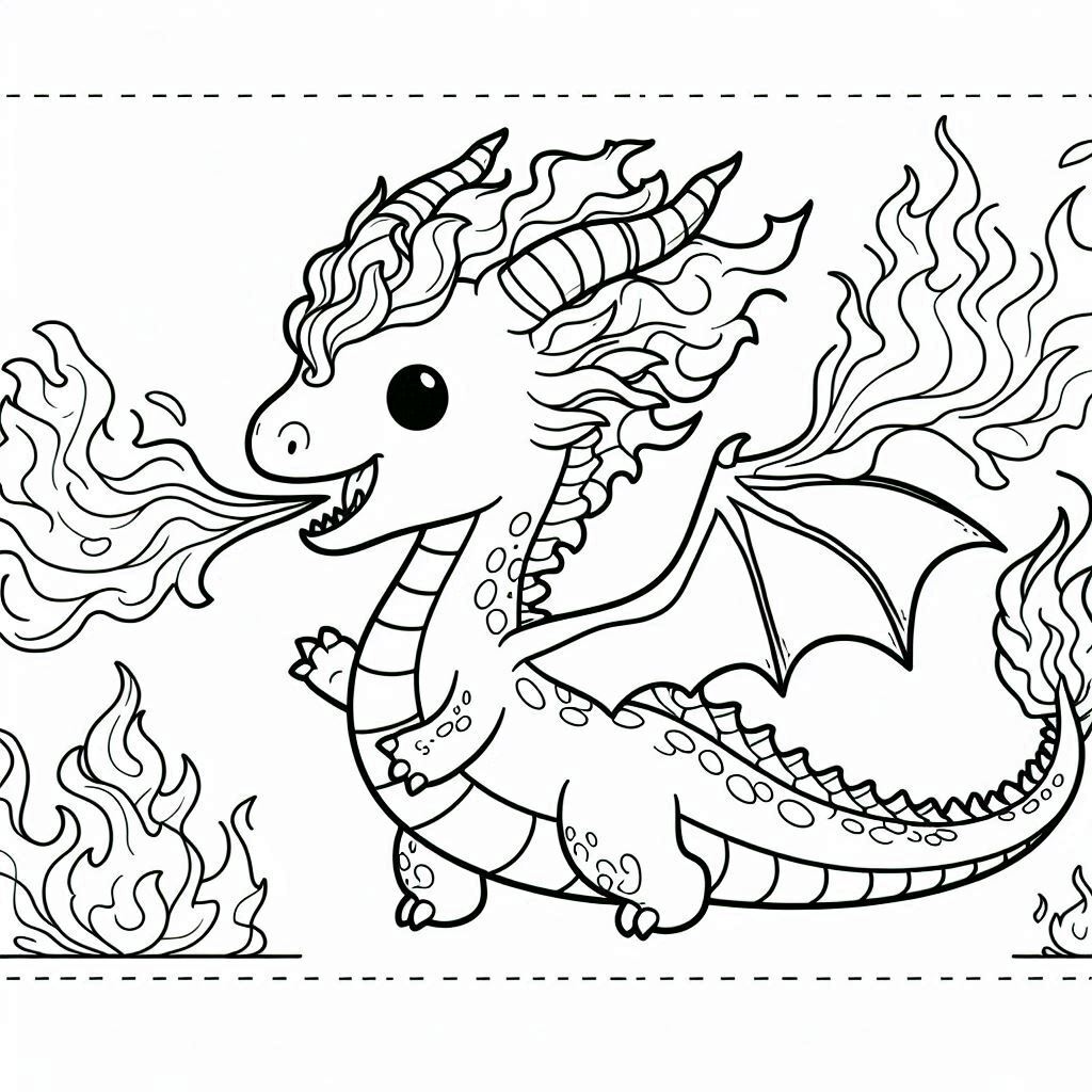 Dibujos para colorear e imprimir Dragones