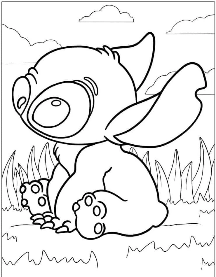 Dibujos para colorear e imprimir Lilo Y Stitch