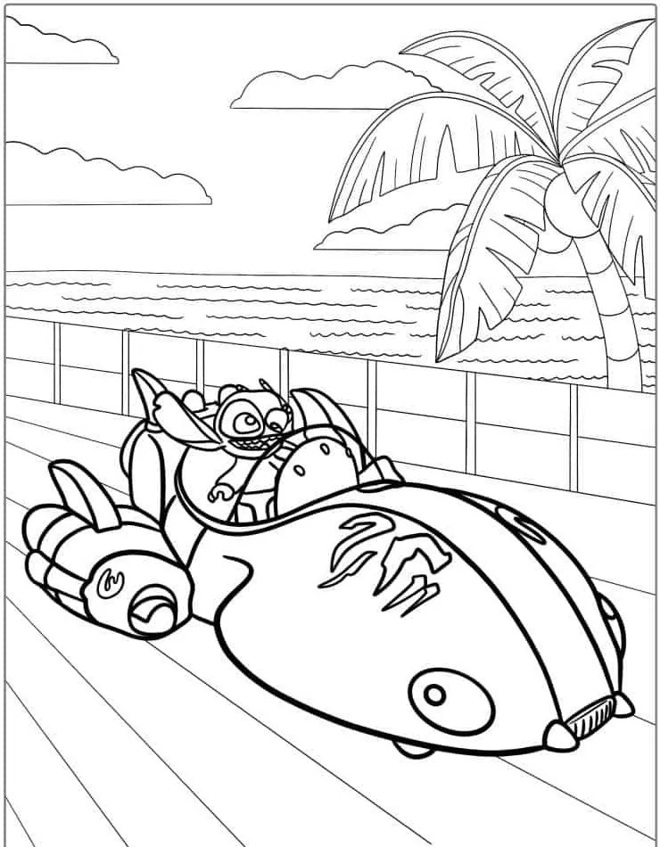 Dibujos para colorear e imprimir Lilo Y Stitch
