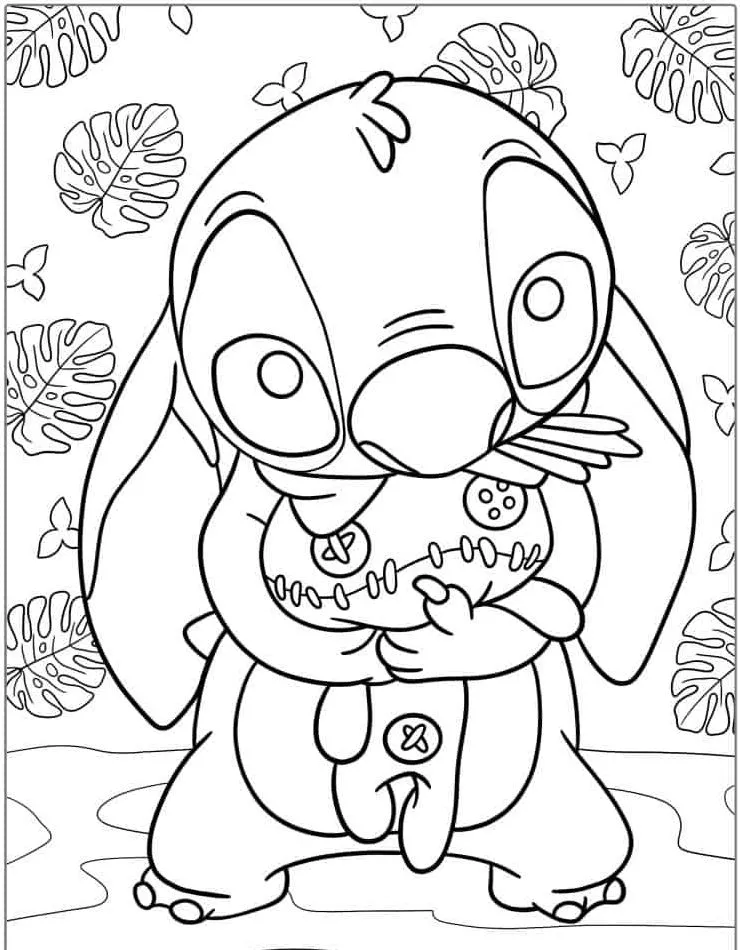 Dibujos para colorear e imprimir Lilo Y Stitch