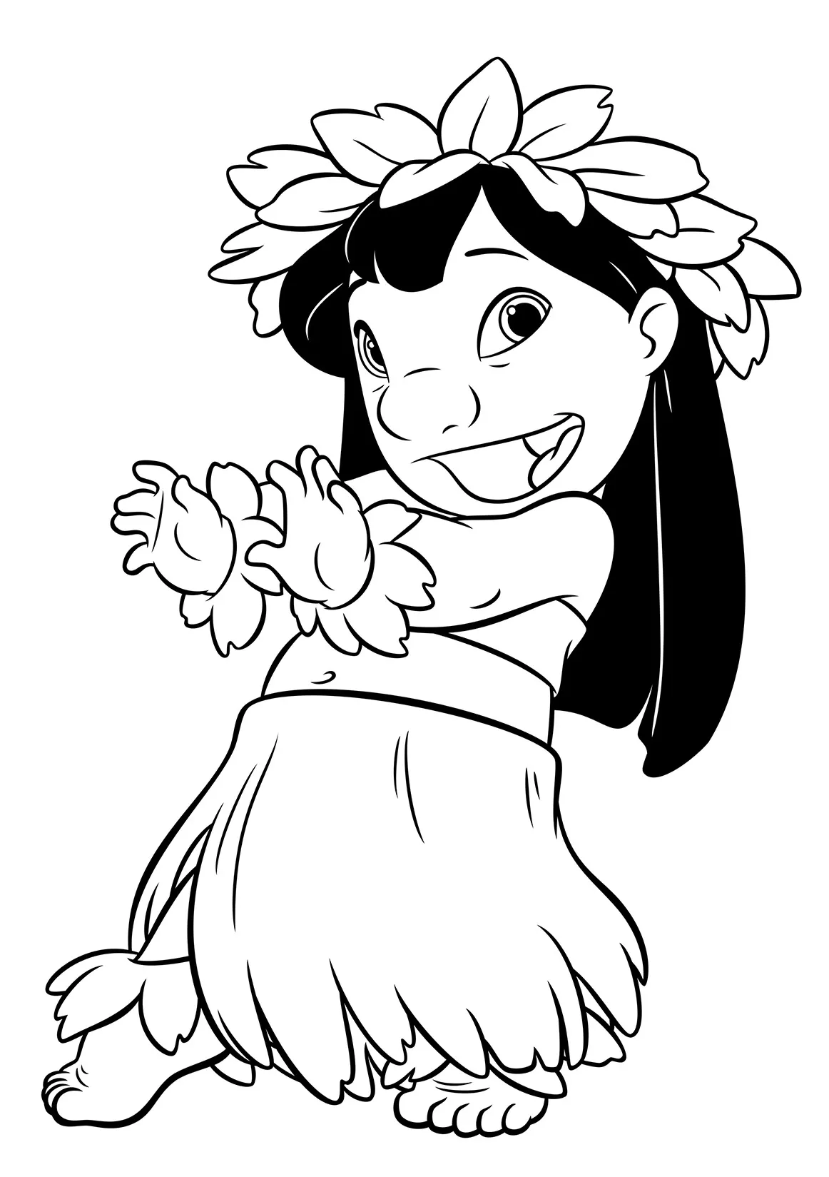 Dibujos para colorear e imprimir Lilo Y Stitch