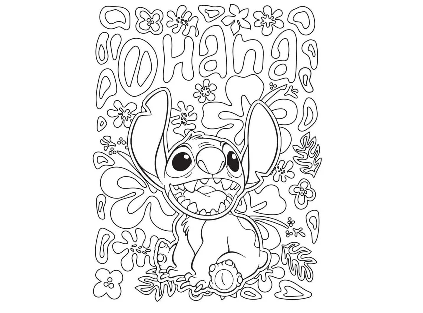 Dibujos para colorear e imprimir Lilo Y Stitch
