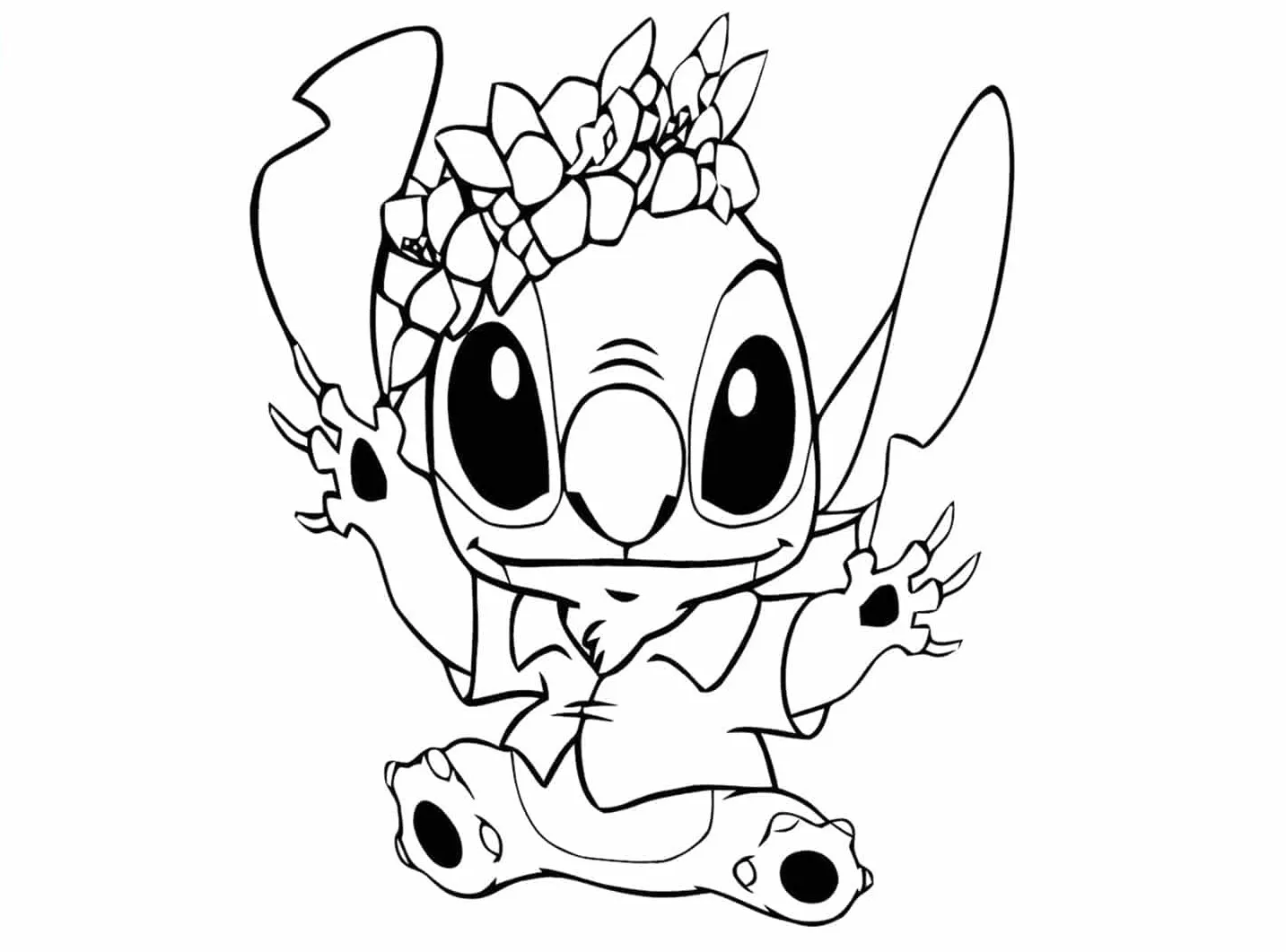 Dibujos para colorear e imprimir Lilo Y Stitch