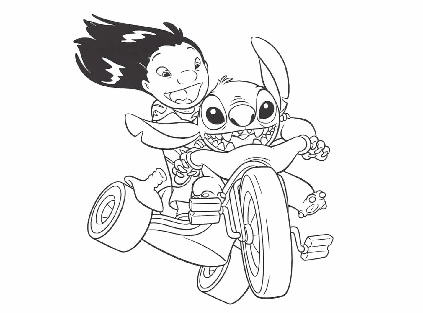 Dibujos para colorear e imprimir Lilo Y Stitch