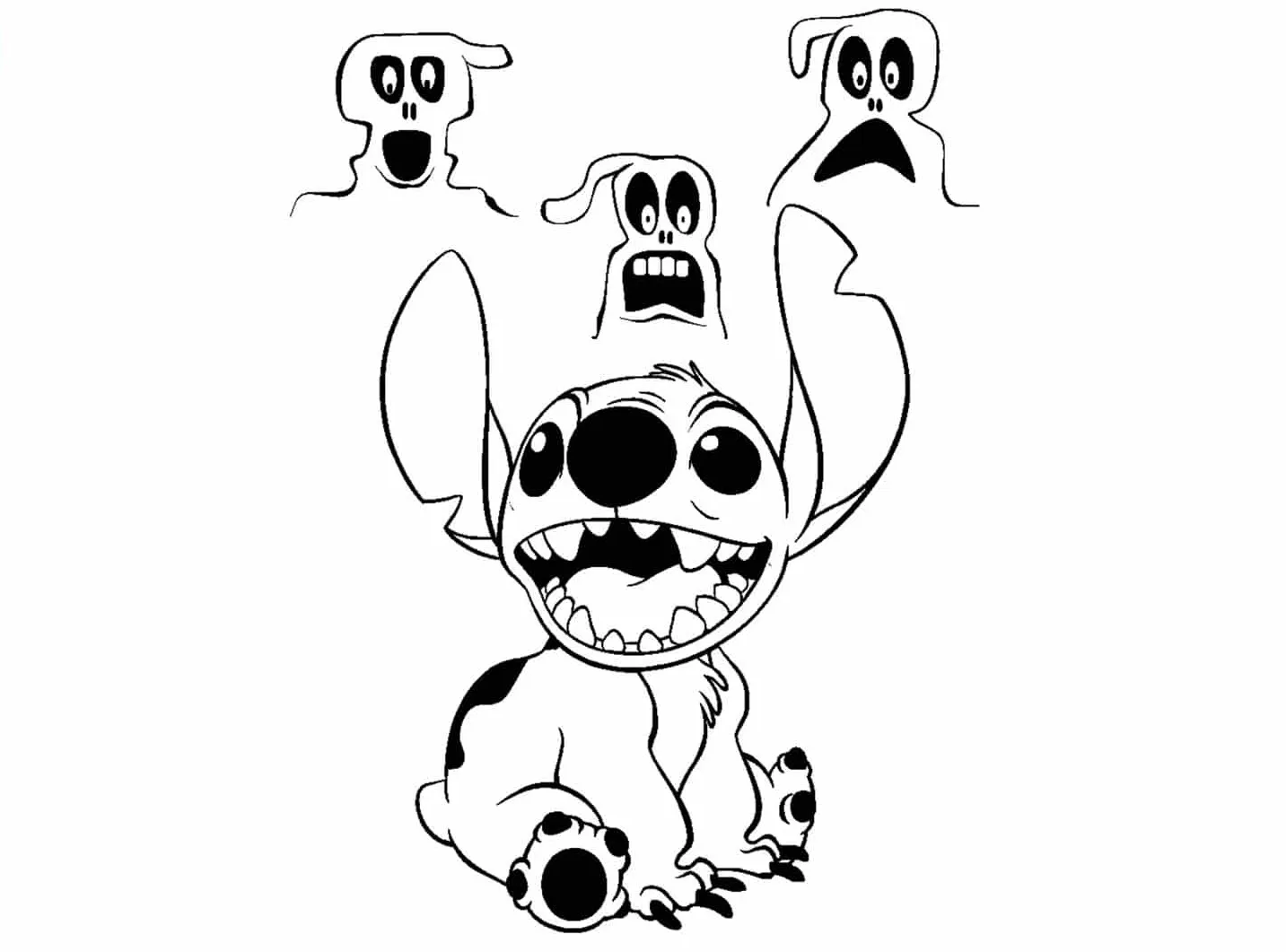 Dibujos para colorear e imprimir Lilo Y Stitch