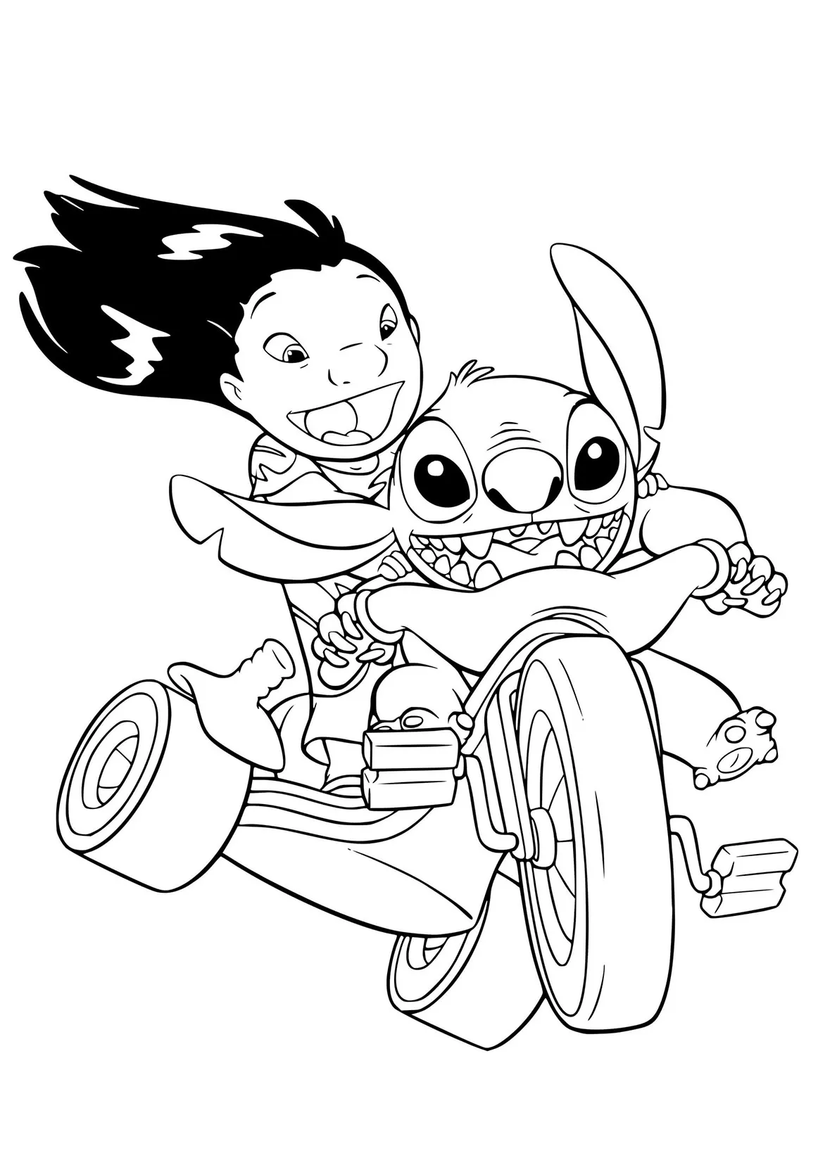 Dibujos para colorear e imprimir Lilo Y Stitch