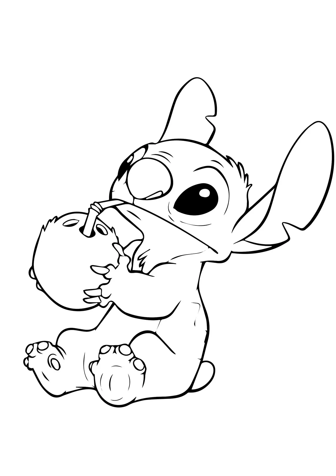Dibujos para colorear e imprimir Lilo Y Stitch
