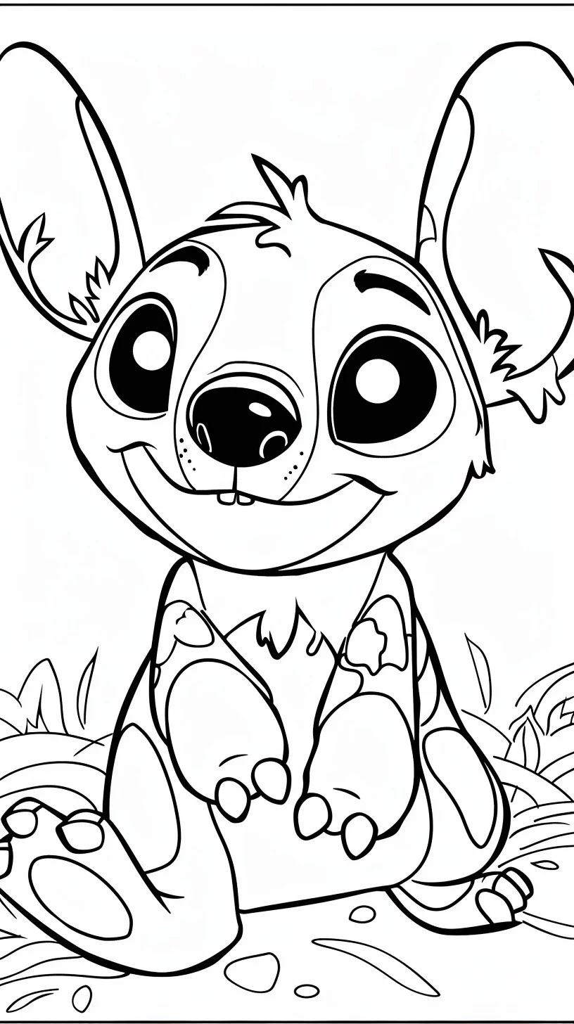 Dibujos para colorear e imprimir Lilo Y Stitch