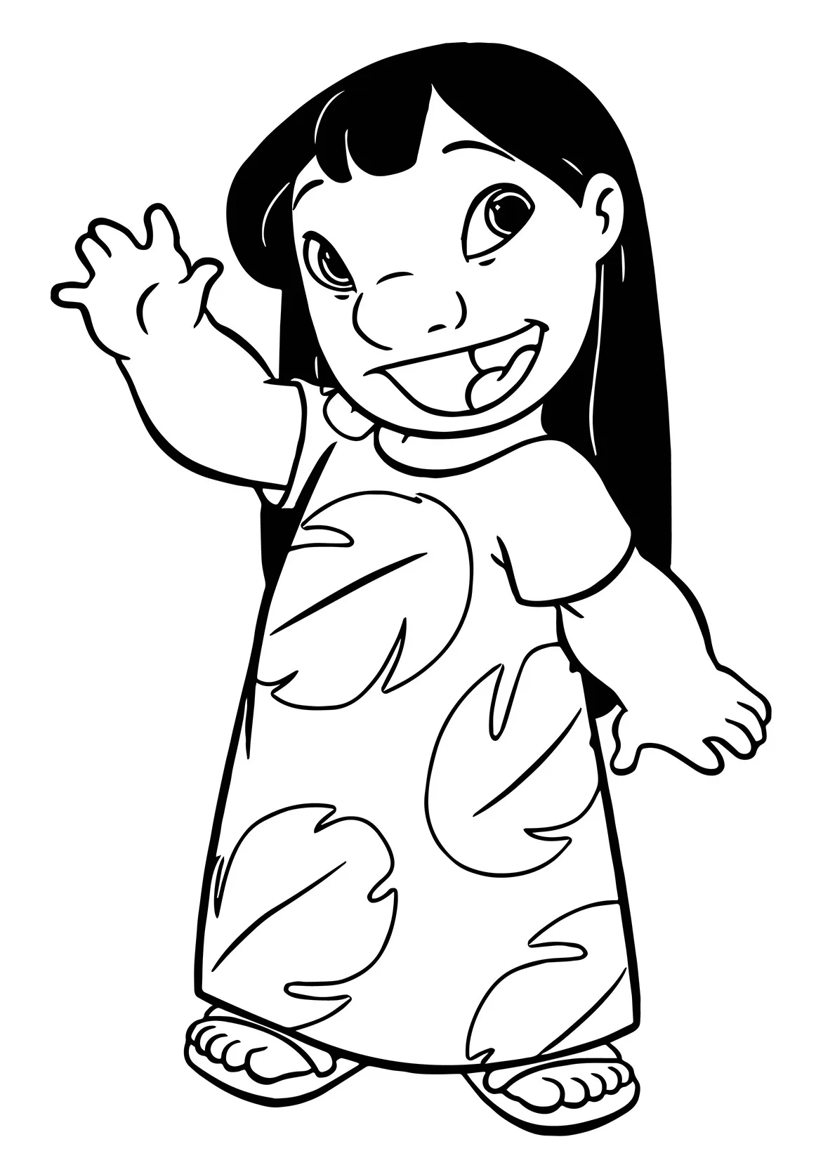 Dibujos para colorear e imprimir Lilo Y Stitch