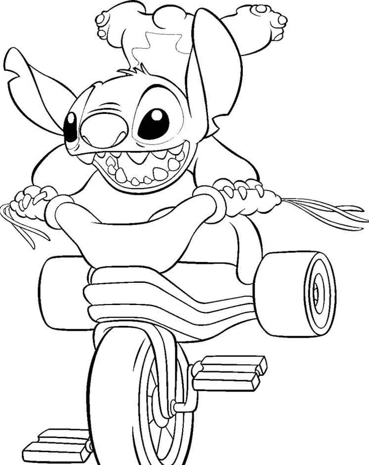 Dibujos para colorear e imprimir Lilo Y Stitch