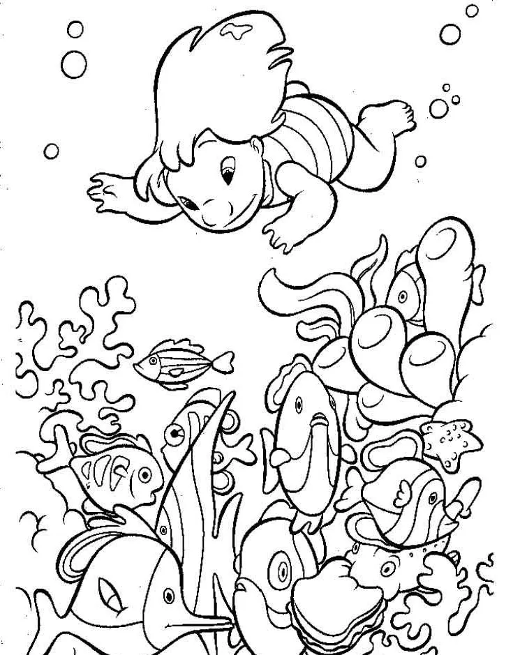 Dibujos para colorear e imprimir Lilo Y Stitch
