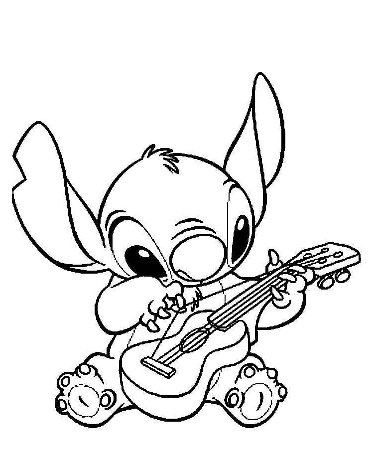 Dibujos para colorear e imprimir Lilo Y Stitch