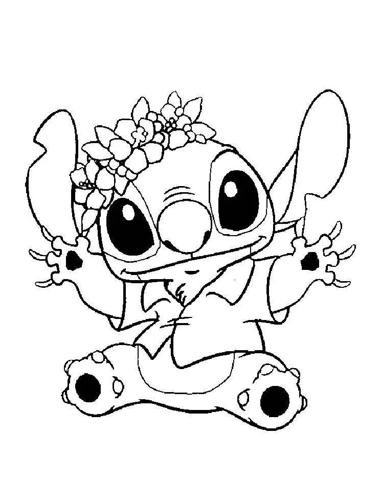 Dibujos para colorear e imprimir Lilo Y Stitch