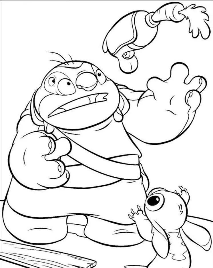 Dibujos para colorear e imprimir Lilo Y Stitch