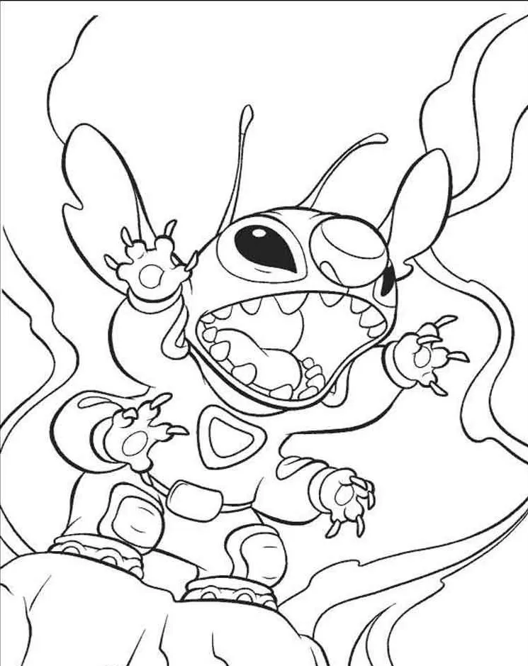 Dibujos para colorear e imprimir Lilo Y Stitch