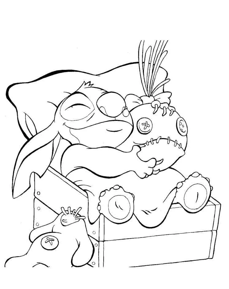 Dibujos para colorear e imprimir Lilo Y Stitch