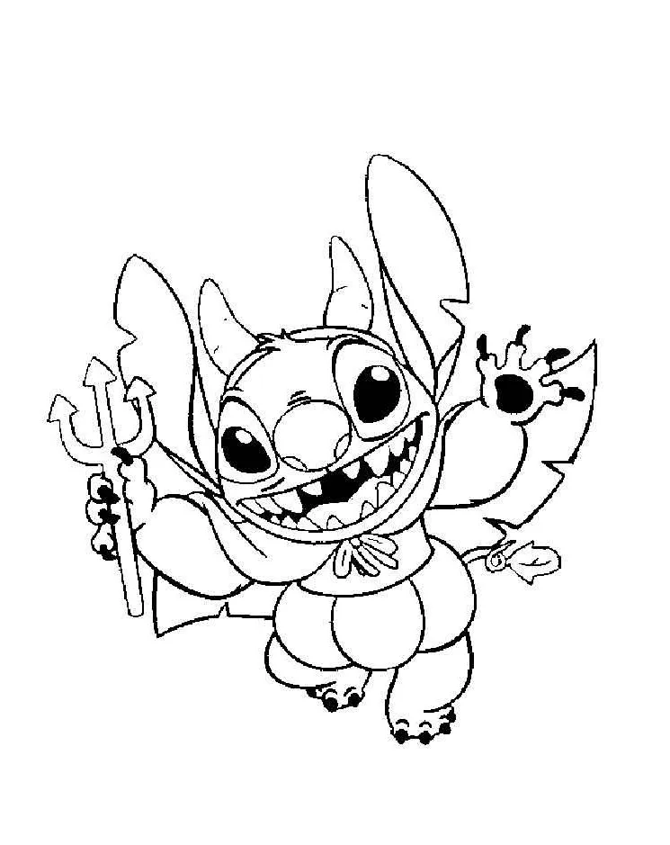 Dibujos para colorear e imprimir Lilo Y Stitch