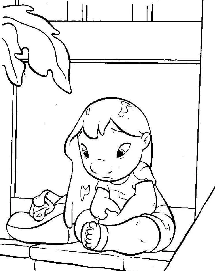 Dibujos para colorear e imprimir Lilo Y Stitch