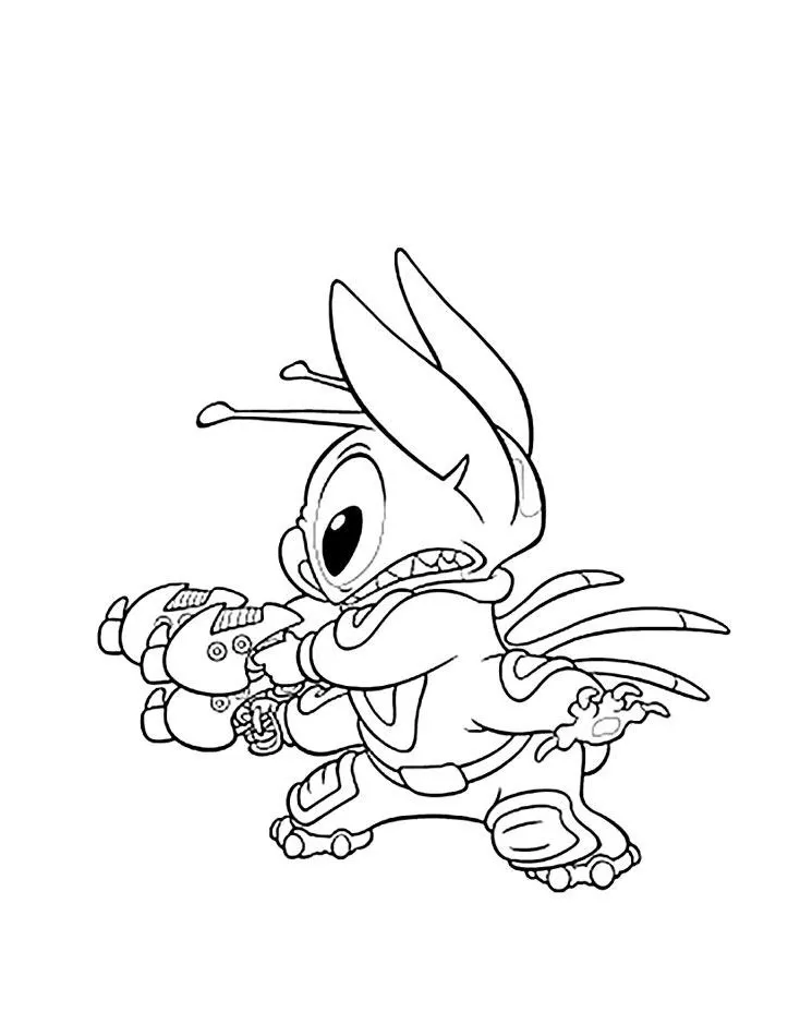 Dibujos para colorear e imprimir Lilo Y Stitch