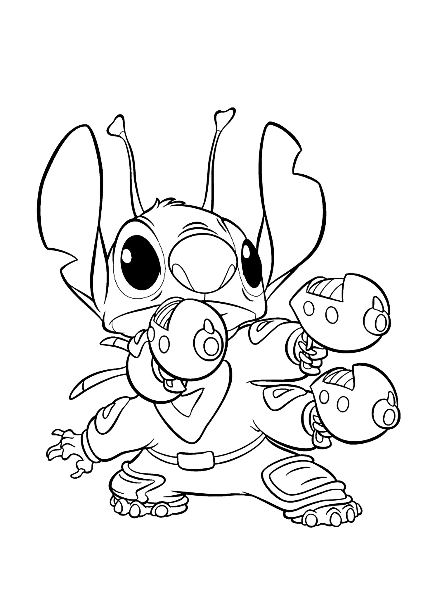 Dibujos para colorear e imprimir Lilo Y Stitch