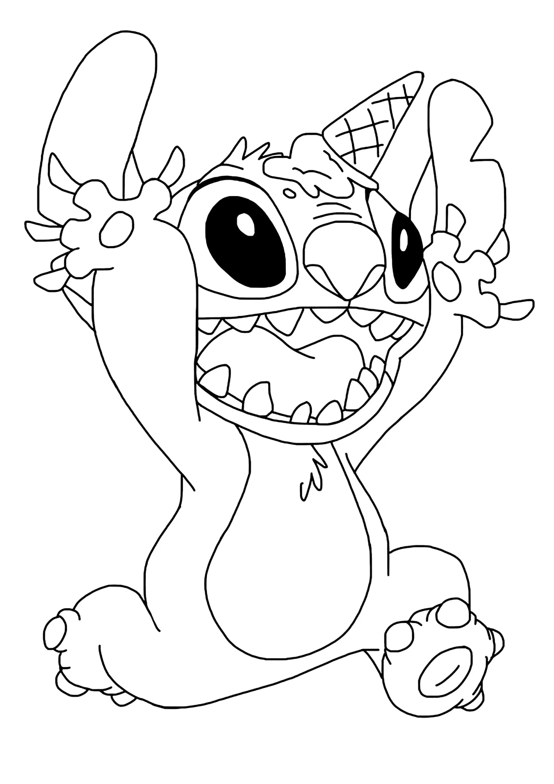 Dibujos para colorear e imprimir Lilo Y Stitch