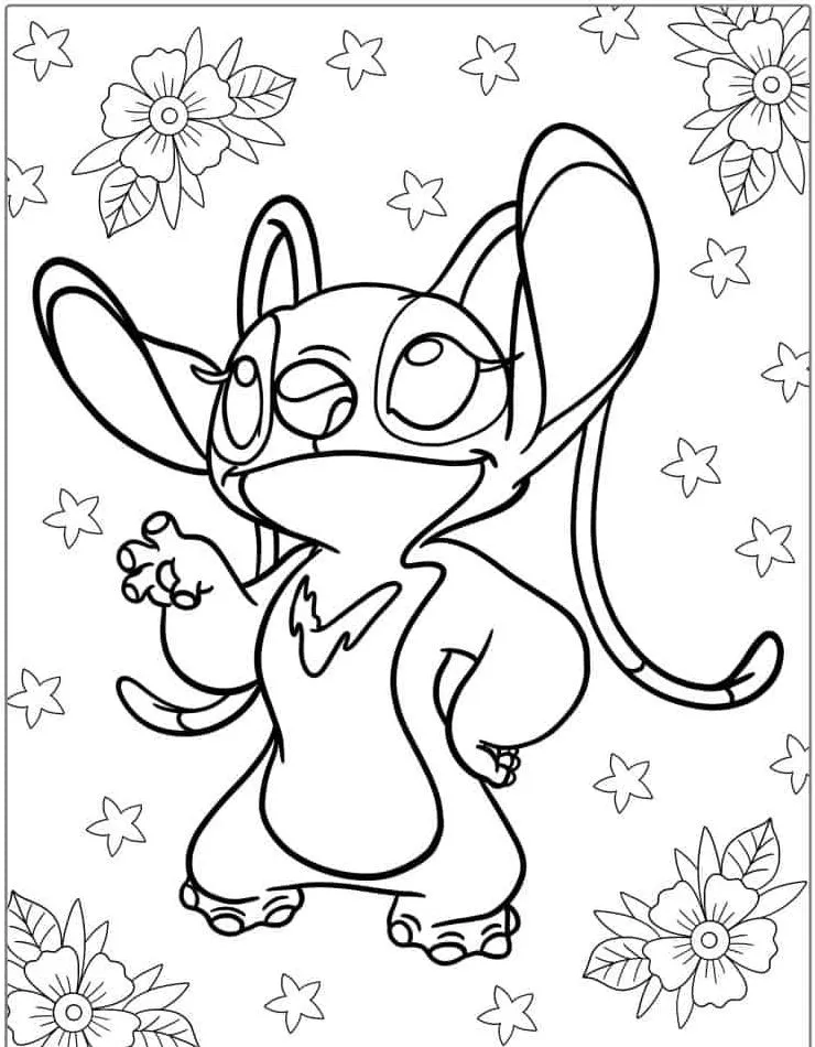 Dibujos para colorear e imprimir Lilo Y Stitch