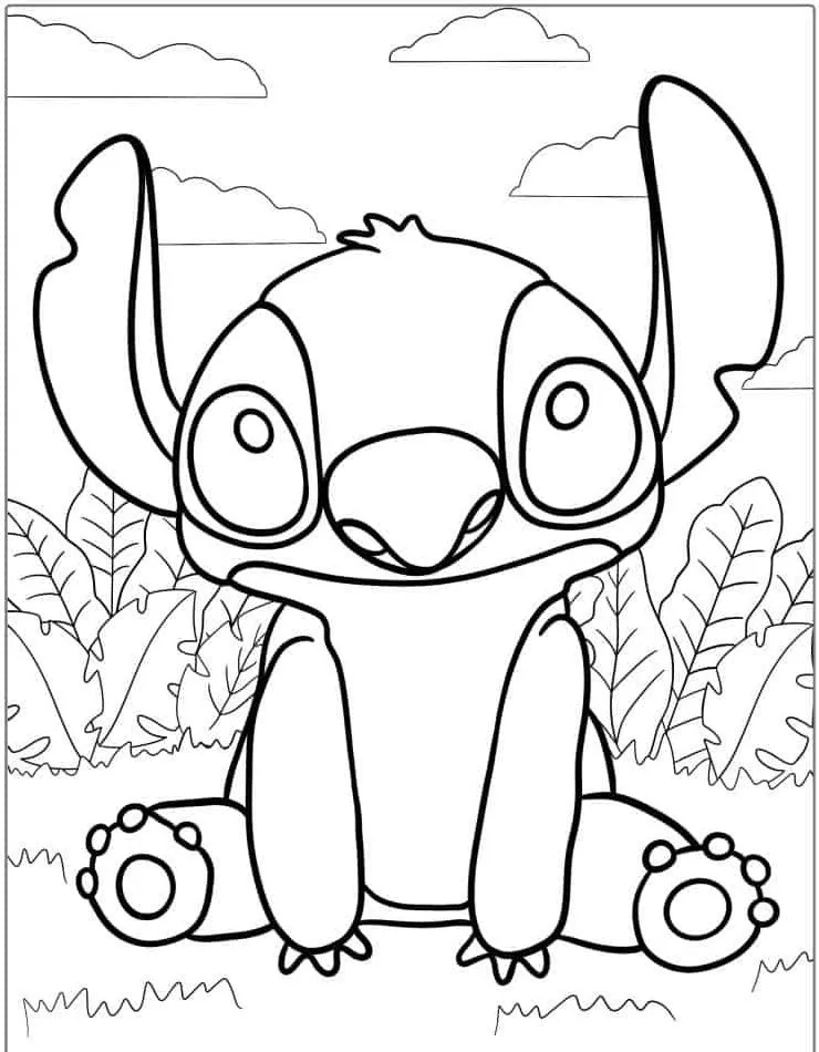 Dibujos para colorear e imprimir Lilo Y Stitch