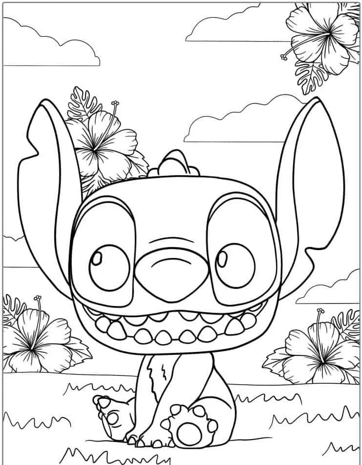 Dibujos para colorear e imprimir Lilo Y Stitch