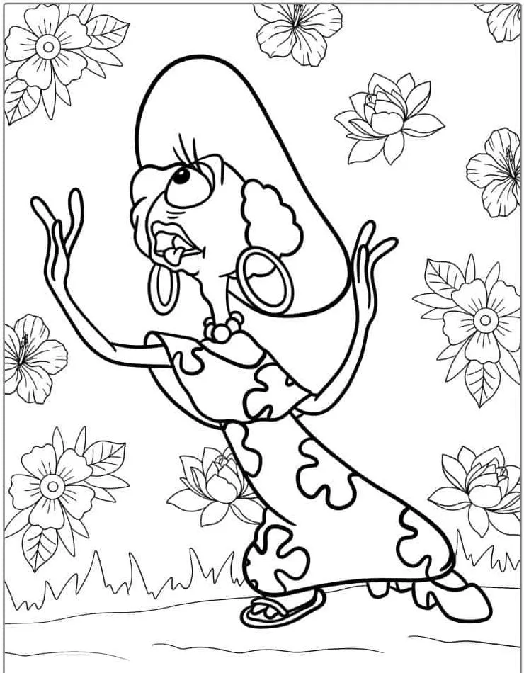 Dibujos para colorear e imprimir Lilo Y Stitch